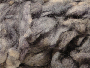 Organic Spinning and Felting Wool  Grey