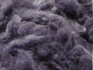Organic Spinning and Felting Wool  Navy
